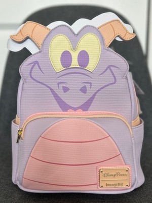Disney Parks 2025 Epcot Figment Pastel Collection  Loungefly Backpack NWT