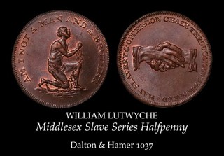 Middlesex Slave Series Conder Halfpenny D&H 1037 wow