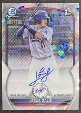 2023 Bowman Chrome #CPA-JGZ Jesus Galiz Prospect Auto Atomic Refractor #/100
