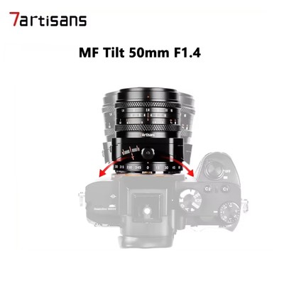 7artisans 50mm F1.4 Tilt APS-C Large Aperture Manual Focus Lens for Sony E-mount