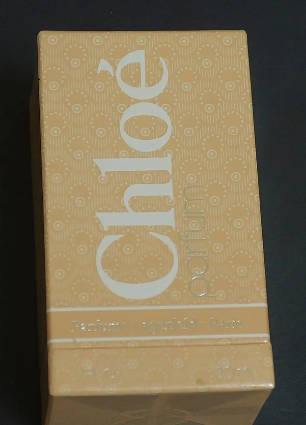 Vtg CHLOE by KARL LAGERFELD splash PURE PARFUM 1 oz 30 ml OLD FORM. LARGE SEALED - Image 2 of 4