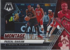 2020-21 Panini Mosaic Montage #8 Pascal Siakam - BSK
