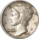 1916-S Mercury Dime