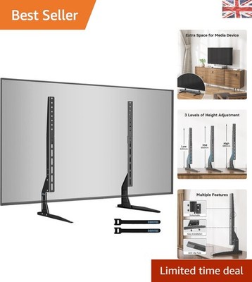 Höhenverstellbarer TV Standfuß Ständer für 22-65'' Bildschirme, platzsparendes Design