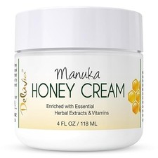 Manuka Honey Cream Soothes Dry Skin Reduce Fine Lines 4 oz