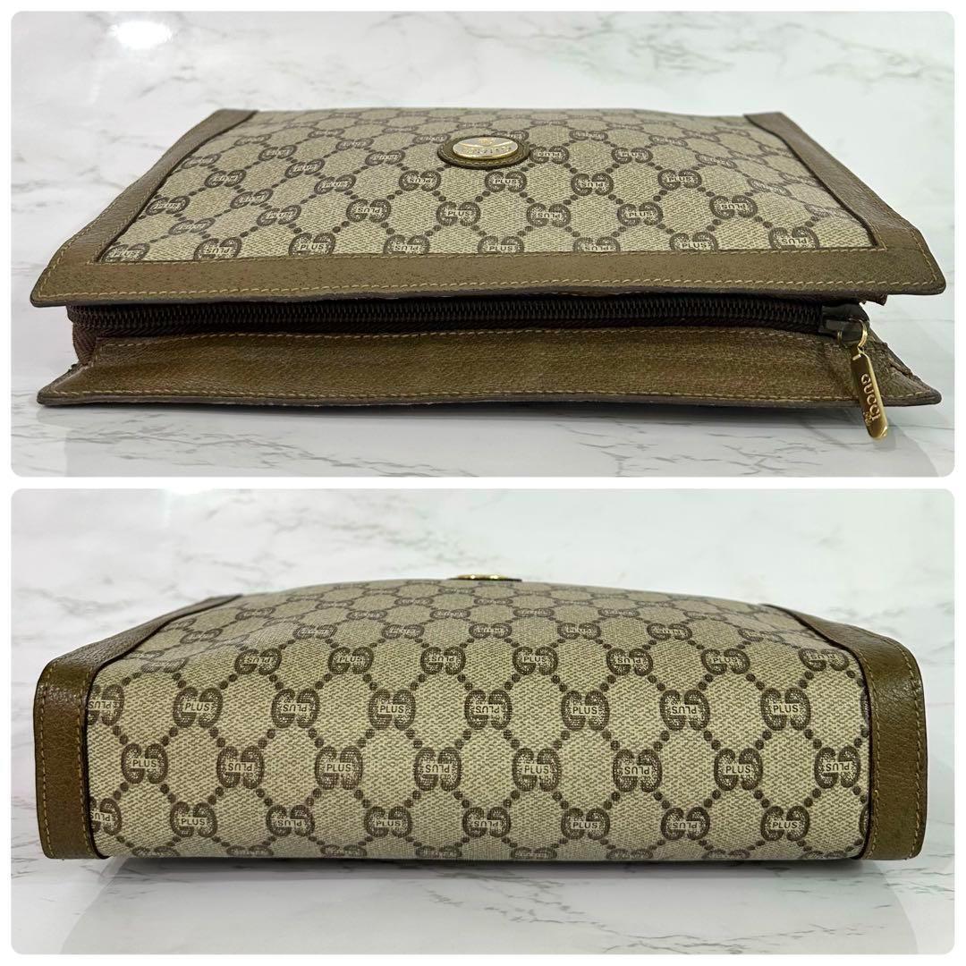 Gucci Plus OLD Vintage Clutch Pouch PVC Lether Be… - image 4