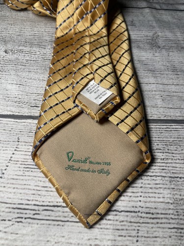 Daniel Milano Tie 100% Silk Italy - Picture 3 of 4
