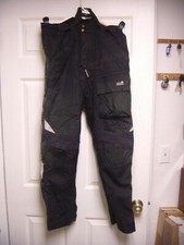 BLACK TOURMASTER MENS MOTORCYCLE PANTS MED
