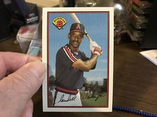 1989 Bowman #52 CLAUDELL WASHINGTON California Angels