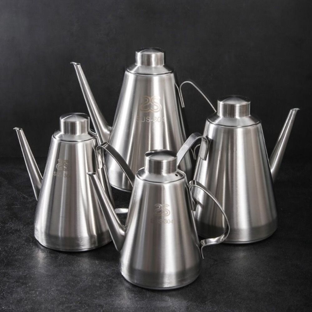 Cooking Stainless Steel Bottle Pourer Kitchen Vinegar Olive Oil Pot