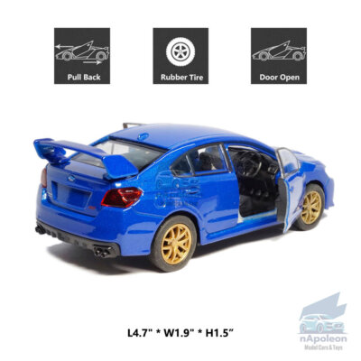1:36 Subaru Impreza WRX STI Model Car Diecast Toy Vehicle