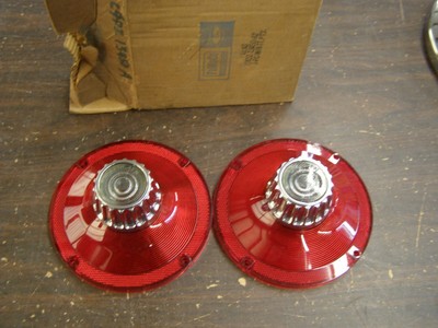 NOS OEM Ford 1964 Falcon Tail Light Lamp Lenses for Backup Lamps | eBay
