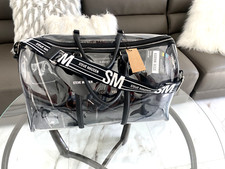 Steve Madden  6 Piece Travel Gift Set With Crossbody Bag Black Beauty  !