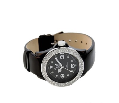 Ice-Watch Stone Tycoon Swarovski Analog Japanese Quartz Black Ice-Watch Stone Tycoon Swarovski Analog Japanese Quartz Black