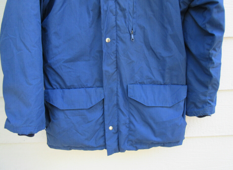 Vintage Holubar Boulder Colorado Men's Down Blue Jacket Parka Size