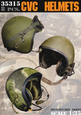 BRAVO *6 35315 VIETNAM WAR U.S. CVC HELMETS (1:35)-8 PIECES