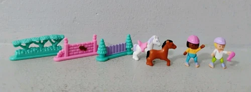 Vintage 1995 Polly Pocket Pony Parade Collection Pony Jumpin Fun