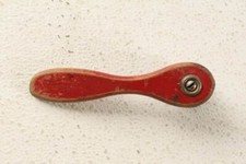 Antique Shinola 2 In 1 Red Paint Wood Shoe Shine Brush