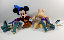Disney Store Fantasia Mickey Hippo Alligator Bean Bag Plush