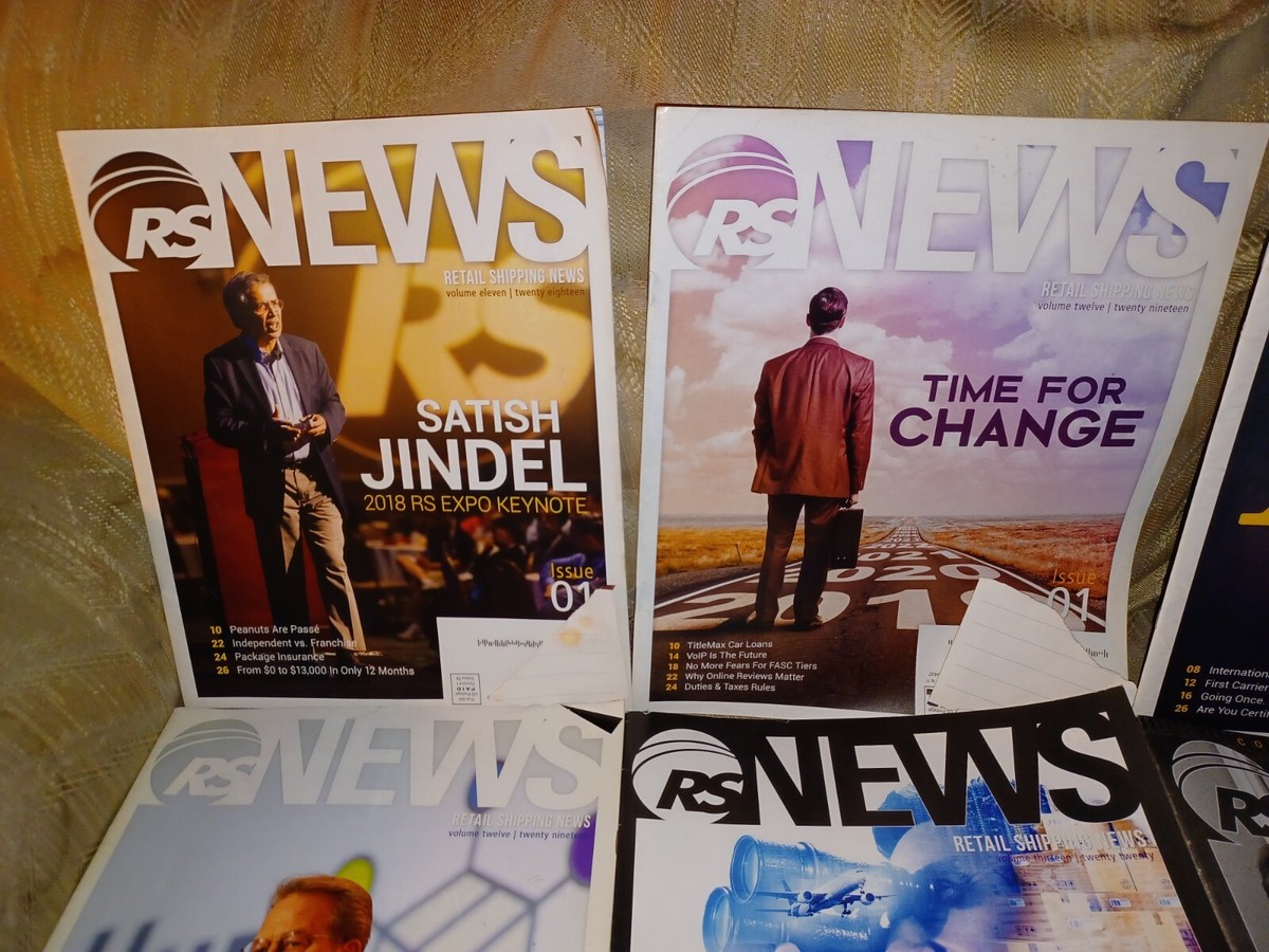 Lot Of 11 RS News Magazines 2018-2021 Issues Retail Shipping News