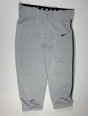 NIKE SWINGMAN DRI-FIT Baseball Softball Pants Men's Gray Black