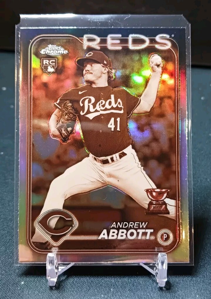 2024 Topps Chrome Sepia Refractor Andrew Abbott RC #154