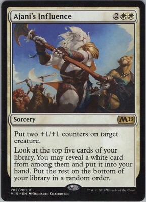 Ajani's Influence NM #282 Core Set 2019 MTG