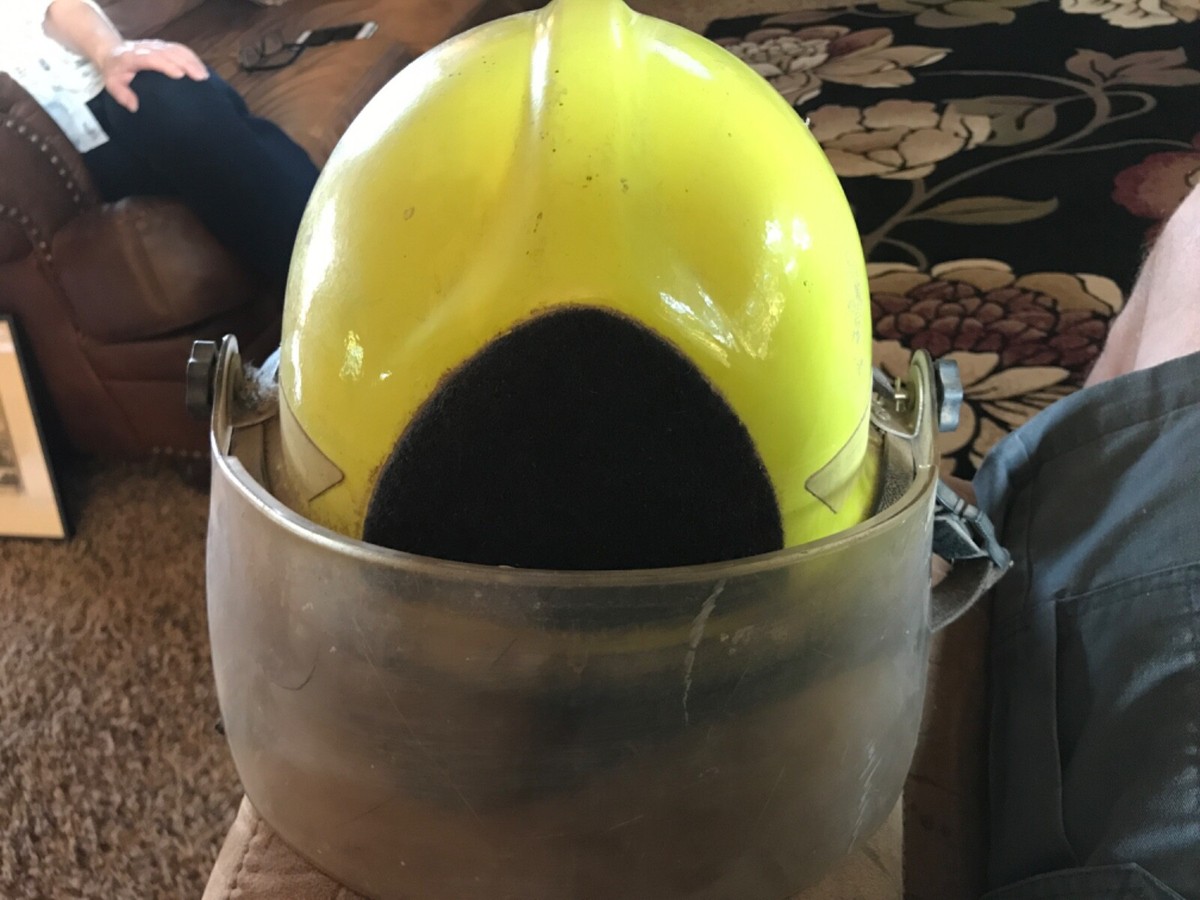 VTG Bullard Yellow Firefighter Firemans Helmet Firedome PX/FX W