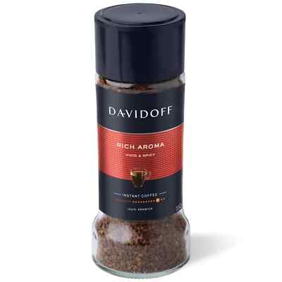 Davidoff Rich Aroma Instant Kaffee 100% Arabica, 100g Kostenloser Versand Wel...
