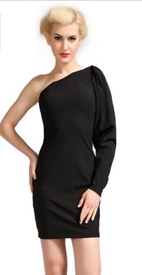 mini sexy black formal dress NEW Woman's Long Sleeve Off Shoulder Club Size 4 gold dress shirt