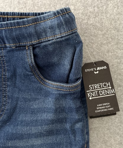 Steve's Jeans Boys Size L 14 Adjustable Waist Soft New W/Tags Draw String - Picture 7 of 15