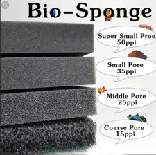 Bio Sponge Filter Media Pads Cut-to-fit Foam for Aquarium Fish Tanks Koi Ponds