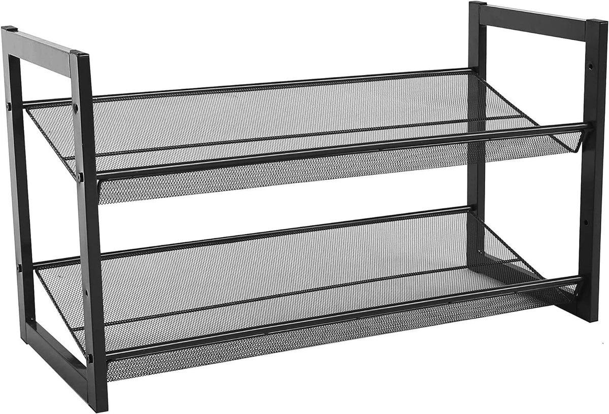 Mesh shoe shop rack