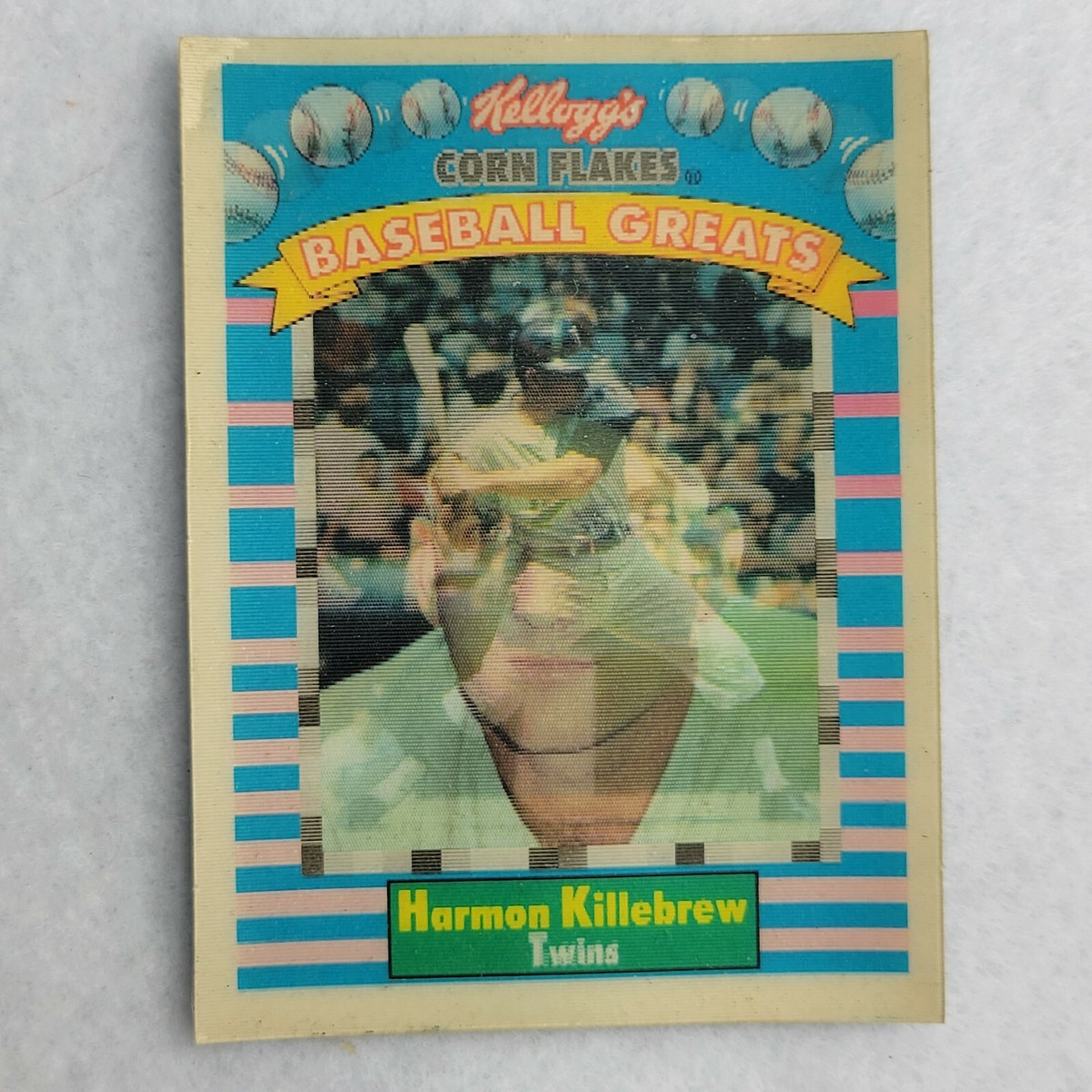 1991 Sportflics Kellogg's Corn Flakes Baseball Greats Harmon