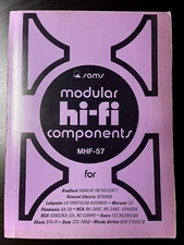 Sams Modular Hi-Fi Components Manual MHF 57 - RARE!