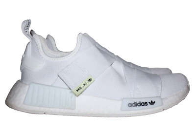 Women's ADIDAS NMD_R1 Cloud White Upcycled Parley Ocean Plastics Sneakers US 8.5