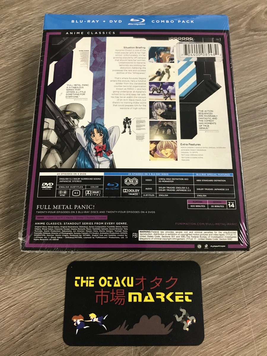 Full Metal Panic! season 1 complete / NEW anime on Blu-ray & DVD Full Metal Panic! season 1 complete / NEW anime on Blu-ray & DVD
