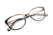 NINE WEST NW1052 210 Bronze Brown/Havana 51-16-135 Frames Flex Hinges X960