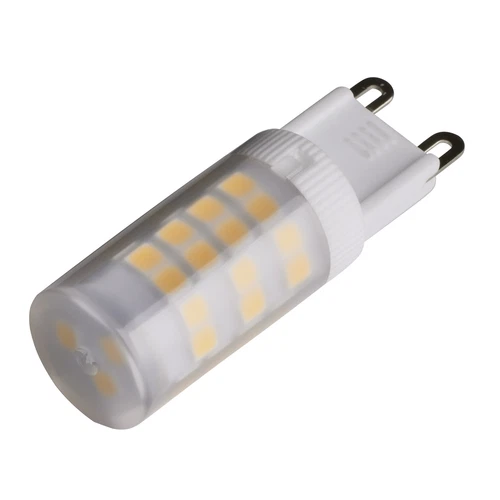 Satco S11233 JCD LED 120V 3.5W =35W Double Loop G9 T4 Frost 4000K Cool White - Picture 2 of 9