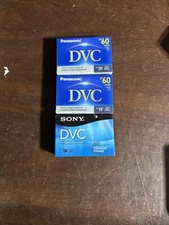 Sony DVC Mini-DV 60 3-Pack Premium Blank Tapes Digital Video Cassettes NEW 