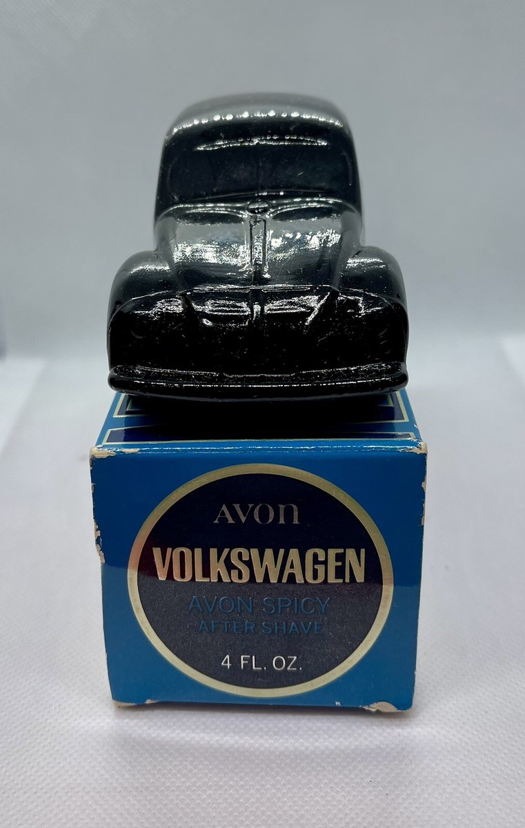 Vintage 70s Avon Volkswagen Bug Beetle Black Spicy After Shave