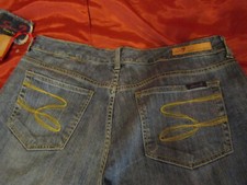 Seven 7 Premium Women’s Jeans Size 20x30-Inseam Bootcut Med Wash Jeans 5 pockets
