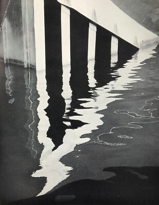 Atemberaubende abstrakte Studie 1956 des deutschen Fotografen Carl Abel 1907-1994