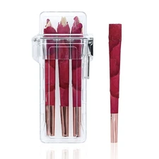 3Cones+Cigarette Box Pre Rolled Cones Real Rose Classic King Size Rolling Papers
