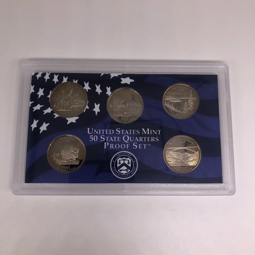 2005 United States Mint 50 State Quarters Proof Set with COA