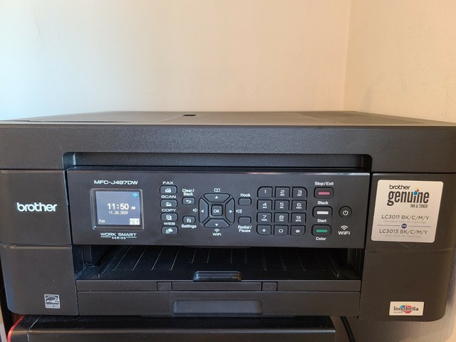 Brother MFC-J497DW Wireless 4-in-1 Inkjet Printer - Black for sale online | eBay