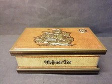 Alte Dose - Teedose - Me&szlig;mer Tee Frankfurt - Segelschiff - Jubil&auml;umsmischung