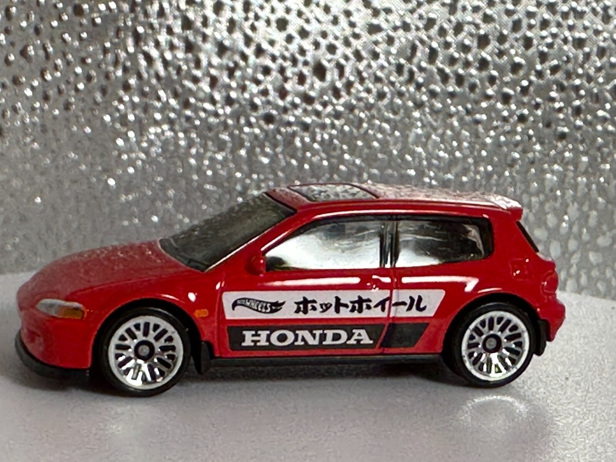 2024 HOT WHEELS - ´92 HONDA CIVIC EG RED HW ,Loose pulled