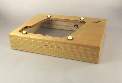 Zarge für Plattenspieler Thorens TD 224 und SME Tonarm aus Holz