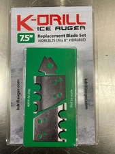 K-DRILL NEW OEM Ice Auger 7.5" Replacement Blade Kit # IDRLBL75